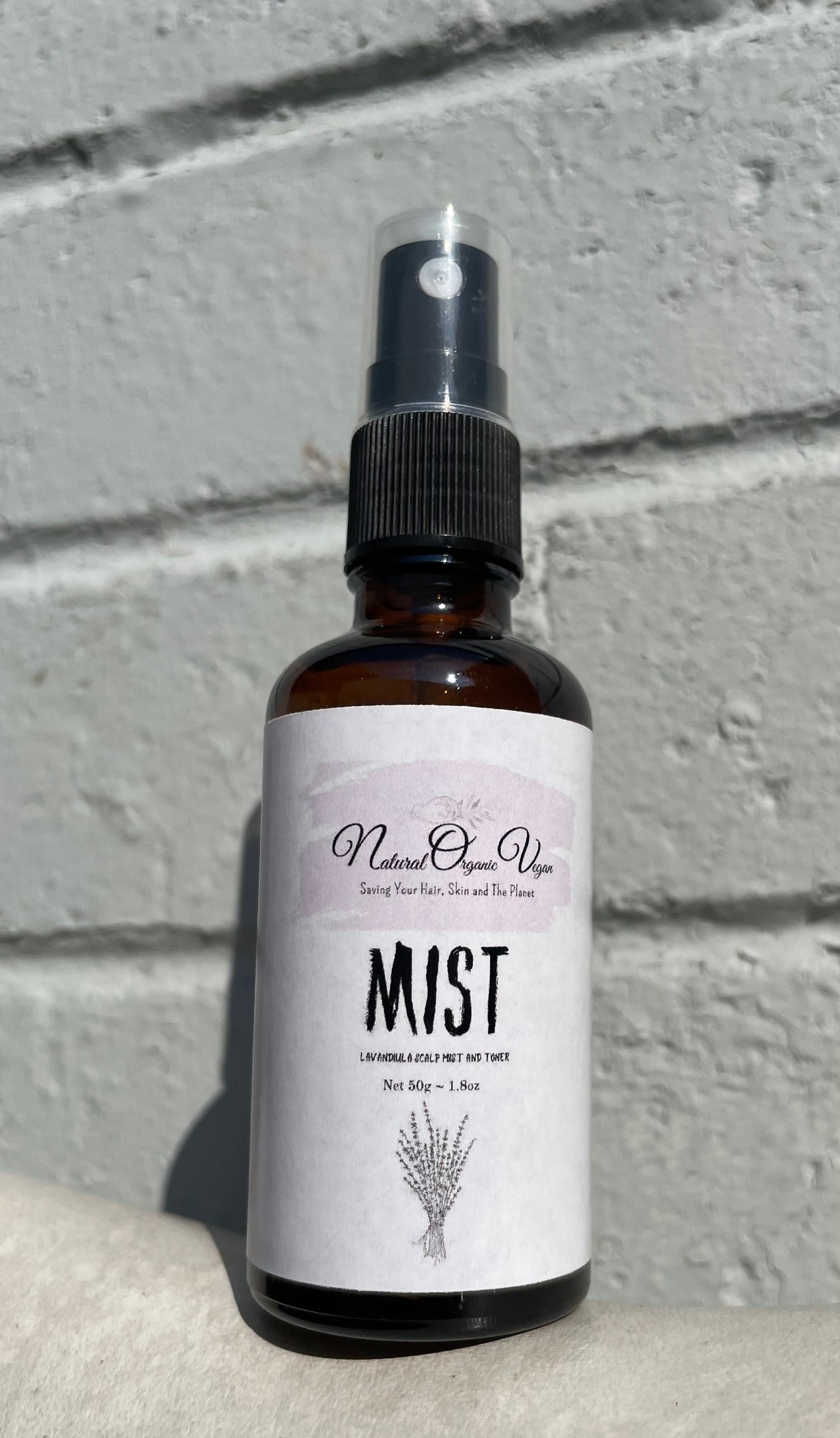 Lavender Mist Facial Toner and Scalp Spray