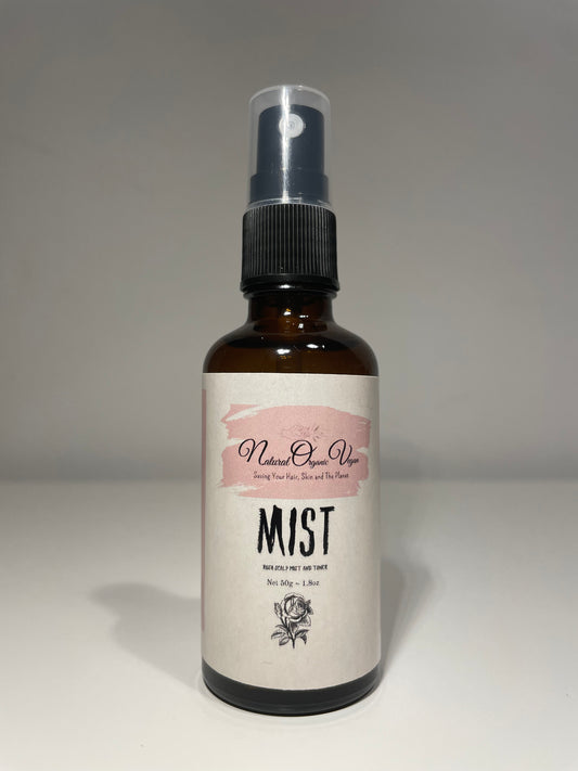 Rose Mist Facial Toner and Scalp Spray